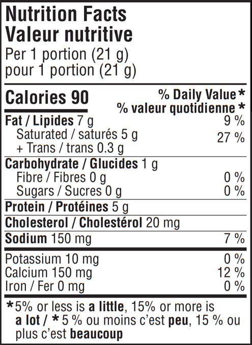 Nutrition Facts Label