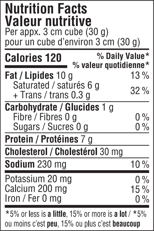 Nutrition Facts Label